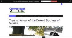 Desktop Screenshot of crowboroughlife.com